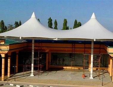 Flower Restaurant tensile structure in Pune